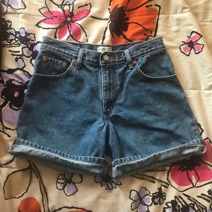 High Waisted Levi’s Jean Shorts